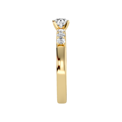 Elevated Solitaire Ring - Eleven