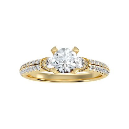 Elight Tri Stone Ring - Ten