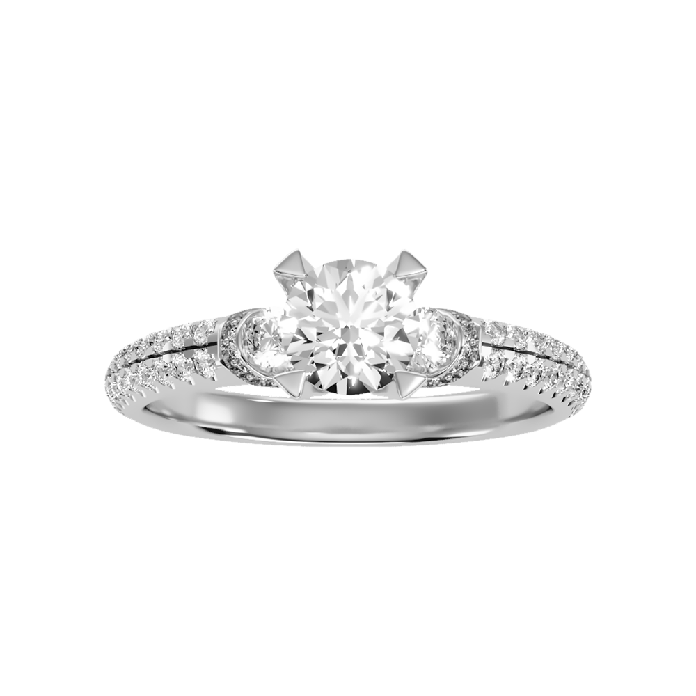 Elight Tri Stone Ring - Three