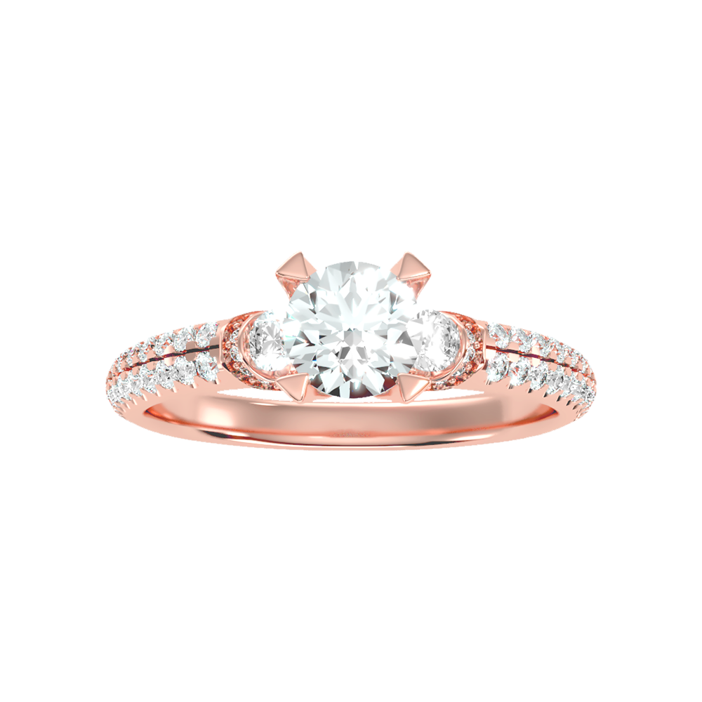 Elight Tri Stone Ring - Seven
