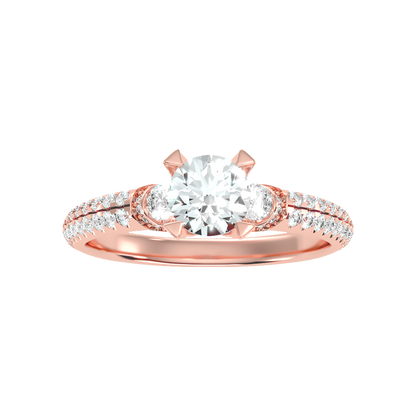 Elight Tri Stone Ring - Seven
