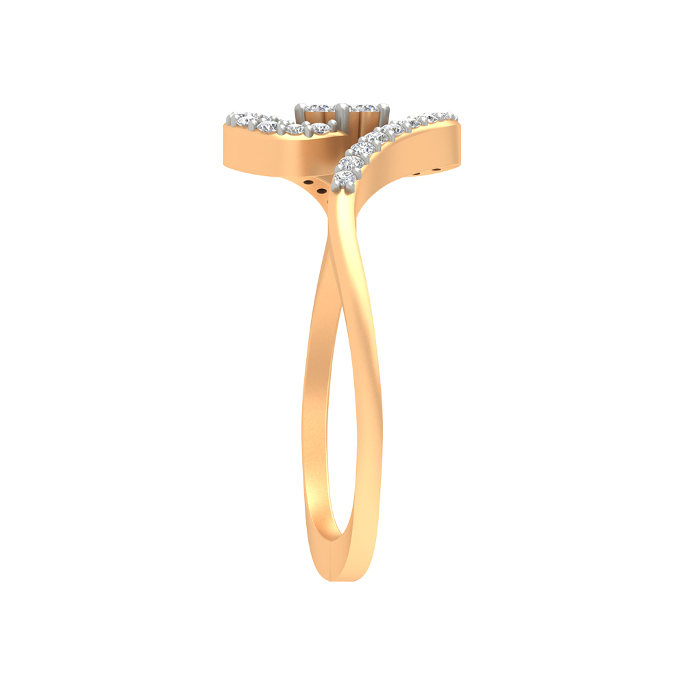 Elish Diamond Ring In 925 Sterling Silver - Twelve