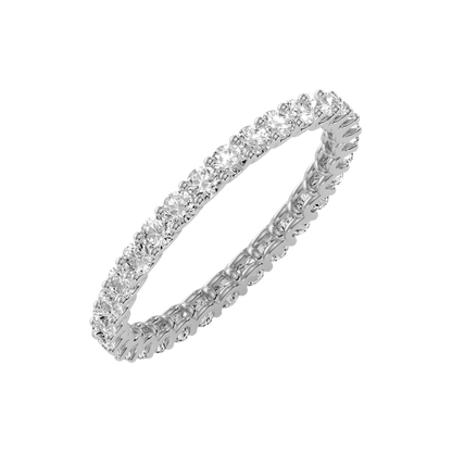 Elite Eternity Band In 925 Sterling Silver - One