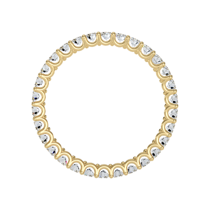 Elite Eternity Band In 925 Sterling Silver - Twelve