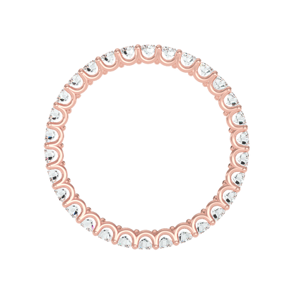 Elite Eternity Band In 925 Sterling Silver - Eight