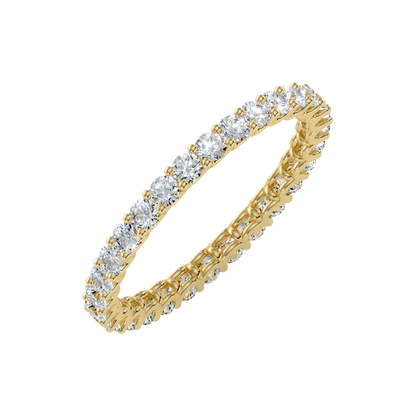 Elite Eternity Band In 925 Sterling Silver - Nine