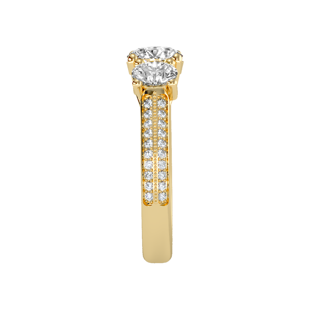 Elite Halo Solitaire Ring - Eleven