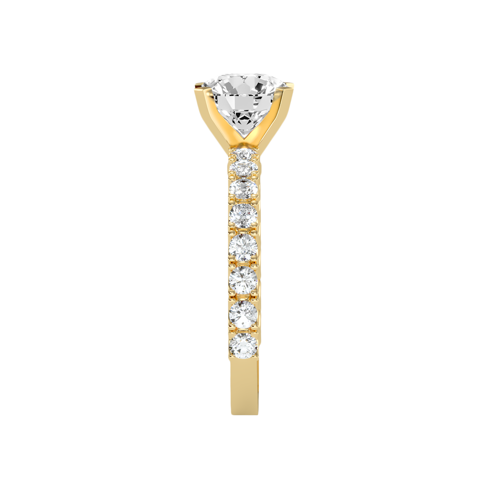 Elysian Solitaire Ring - Eleven