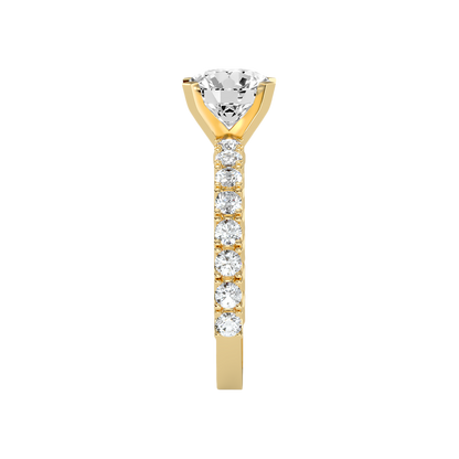 Elysian Solitaire Ring - Eleven
