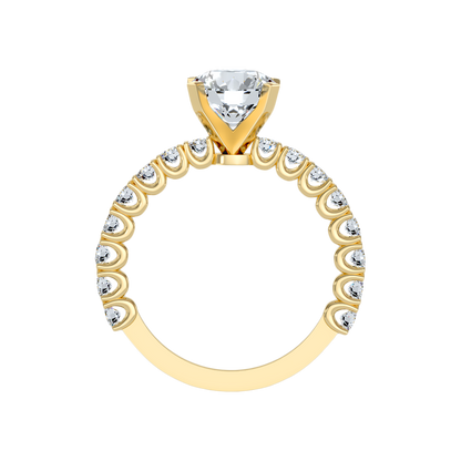 Elysian Solitaire Ring - Twelve