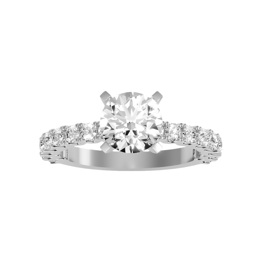 Elysian Solitaire Ring - Three