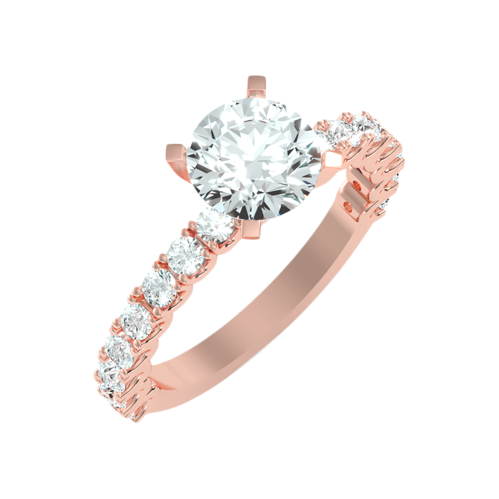 Elysian Solitaire Ring - Five