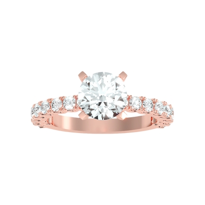 Elysian Solitaire Ring - Seven