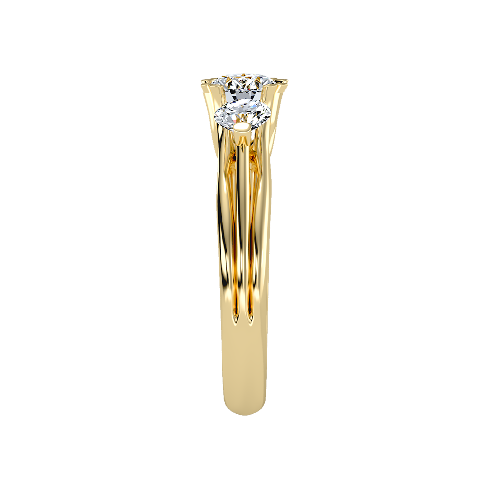 Emerald Seas Tri Stone Ring - Eleven