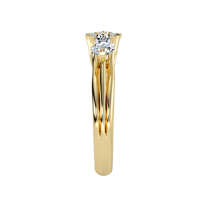 Emerald Seas Tri Stone Ring - Eleven
