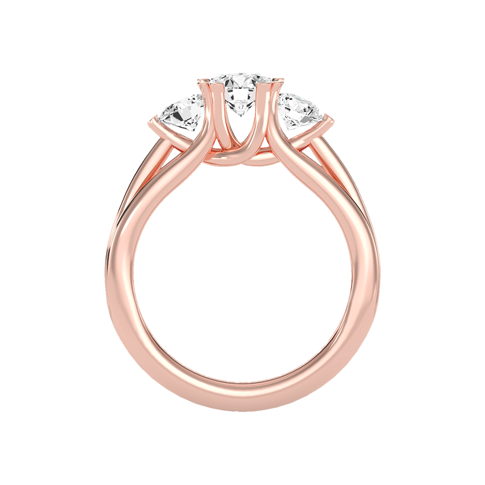 Emerald Seas Tri Stone Ring - Four
