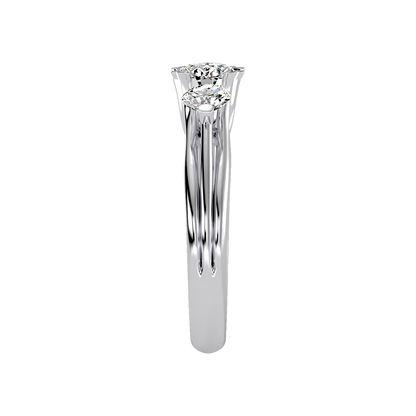 Emerald Seas Tri Stone Ring - Seven