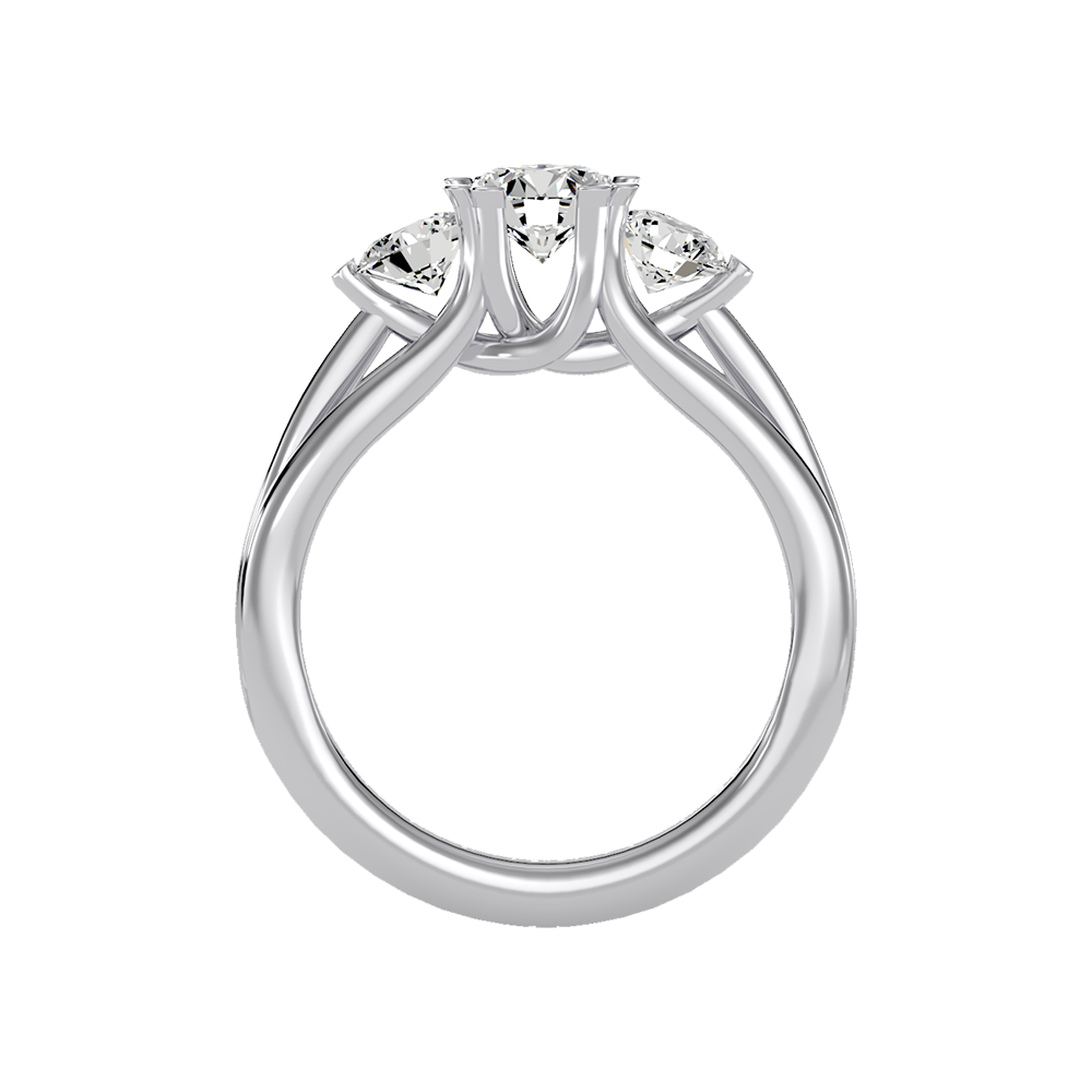 Emerald Seas Tri Stone Ring - Eight