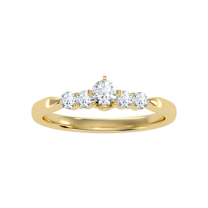 Eminent Solitaire Ring In 925 Sterling Silver - Ten