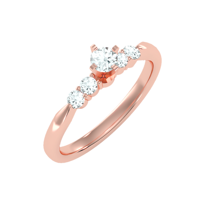 Eminent Solitaire Ring - Five