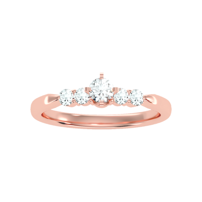 Eminent Solitaire Ring In 925 Sterling Silver - Seven