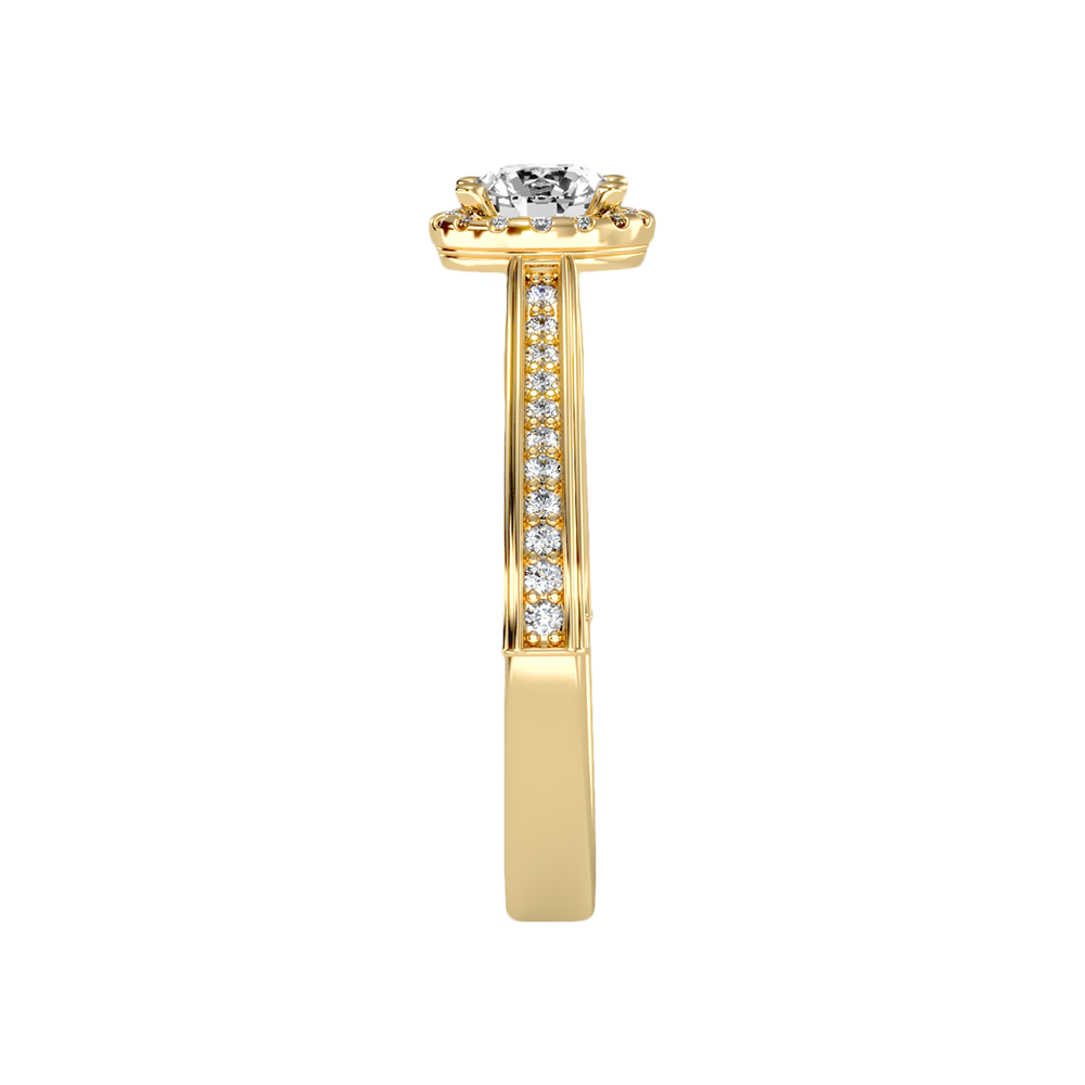 Enchanting Diamond Ring In 925 Sterling Silver - Eleven