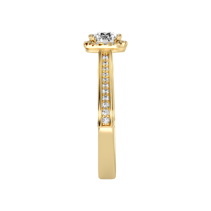 Enchanting Diamond Ring In 925 Sterling Silver - Eleven