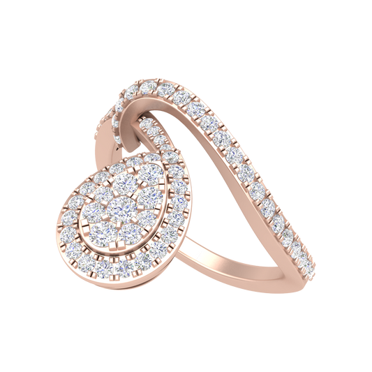 Endless Diamonds Cluster Ring - One