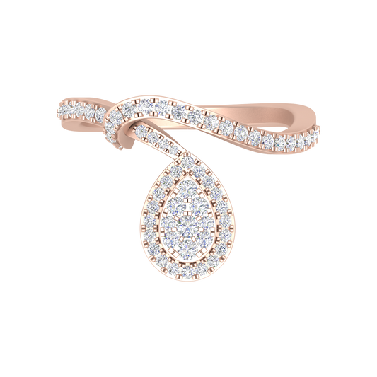 Endless Diamonds Cluster Ring - Two
