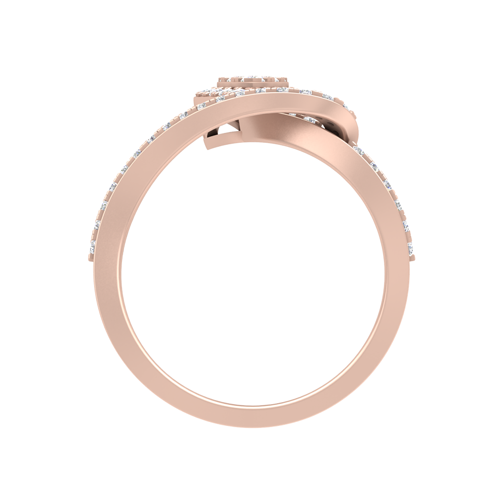 Endless Diamonds Cluster Ring - Four