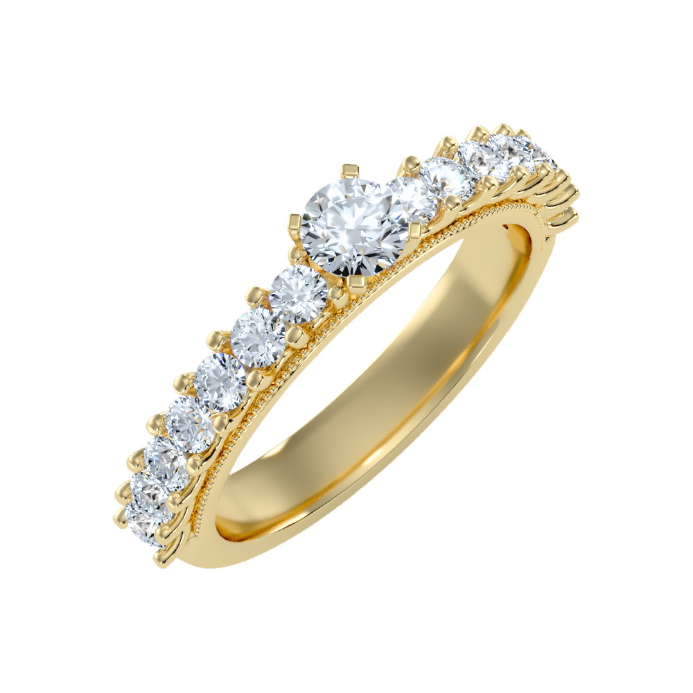 Enormous Solitaire Ring - One