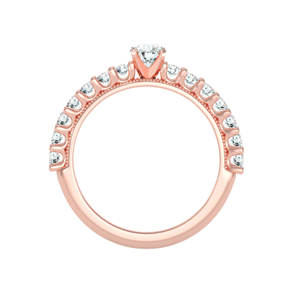 Enormous Solitaire Ring In 925 Sterling Silver - Eleven