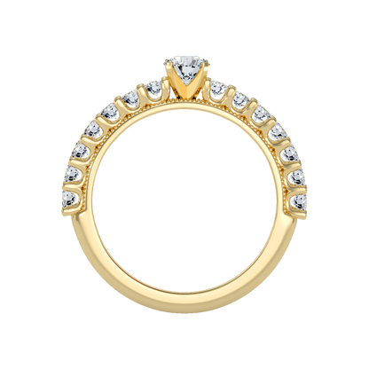 Enormous Solitaire Ring In 925 Sterling Silver - Three