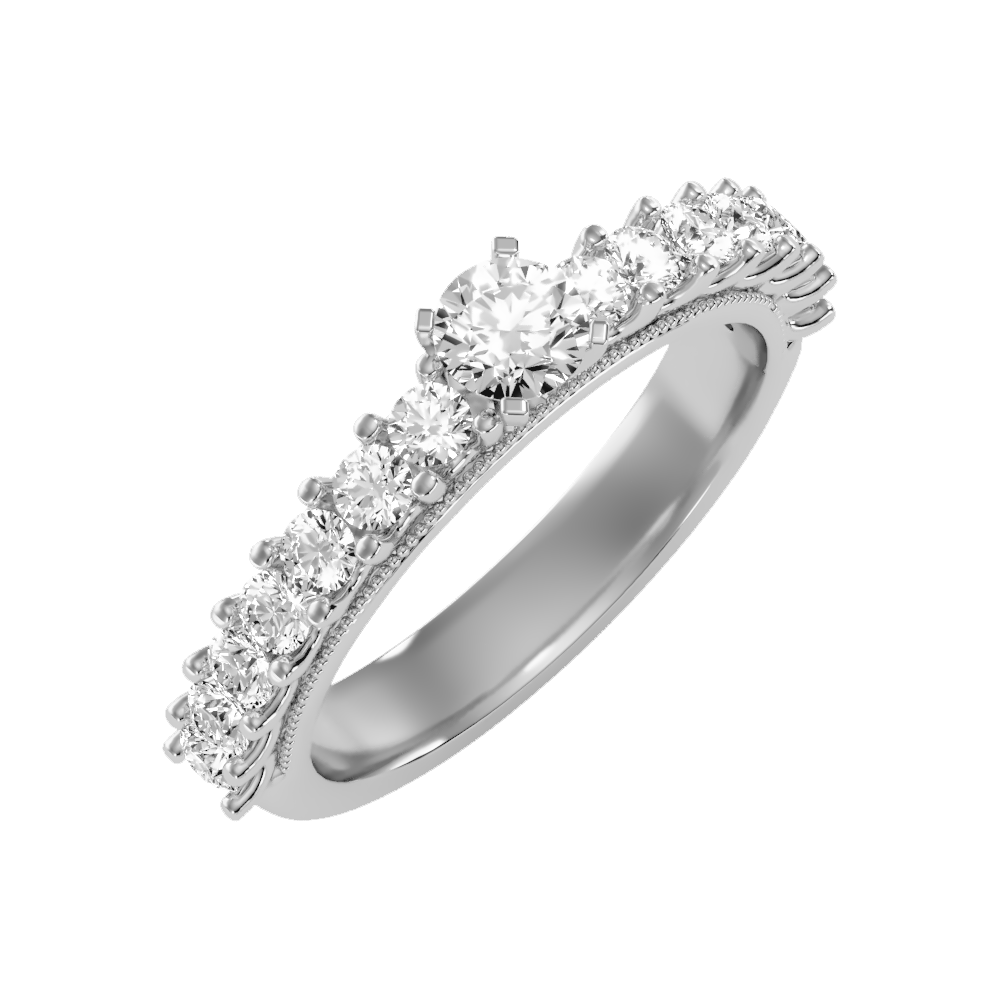 Enormous Solitaire Ring - Five