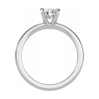 Enriching Solitaire Ring In 925 Sterling Silver - One