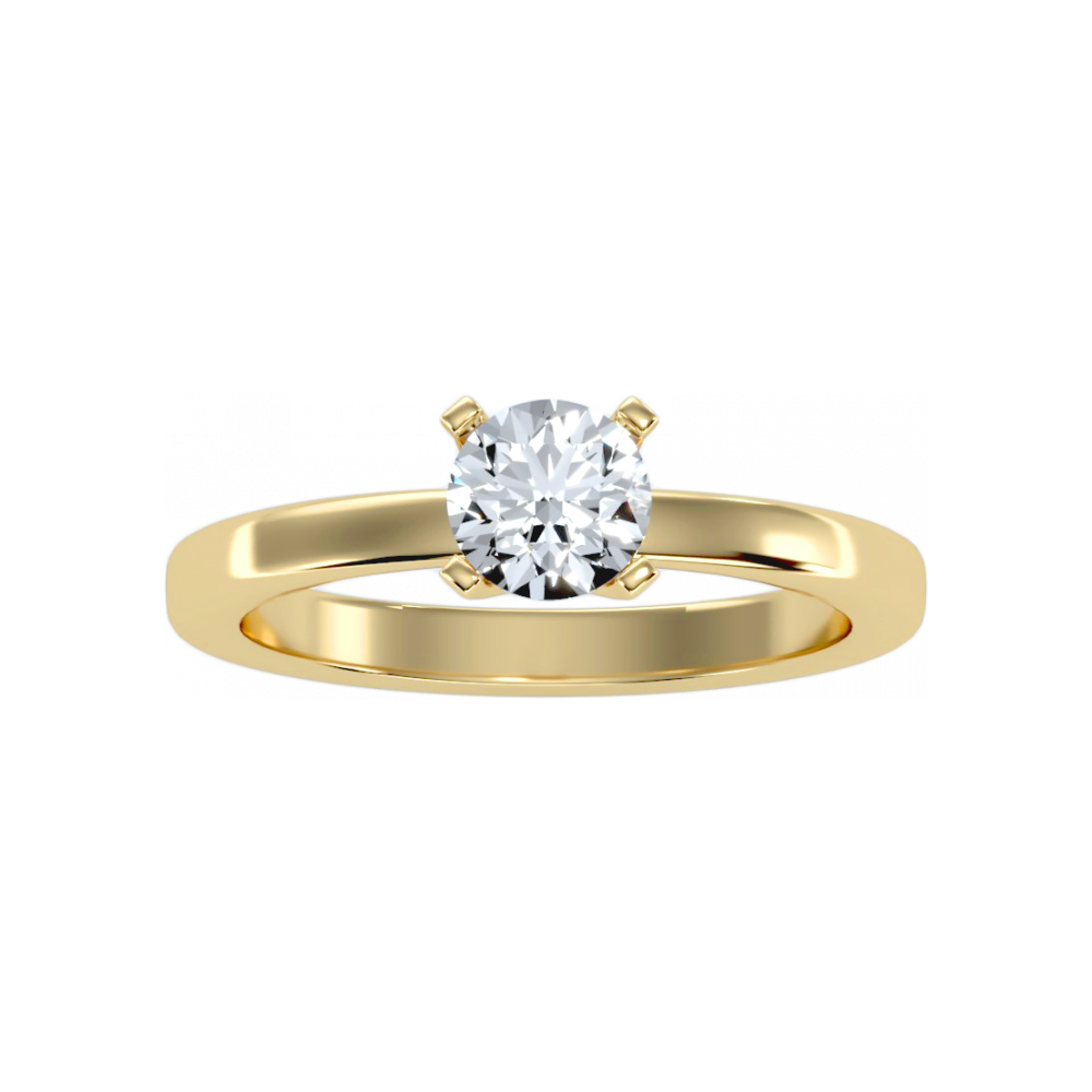 Enriching Solitaire Ring In 925 Sterling Silver - Eight