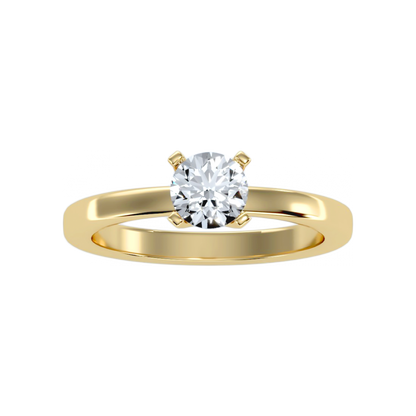 Enriching Solitaire Ring In 925 Sterling Silver - Eight