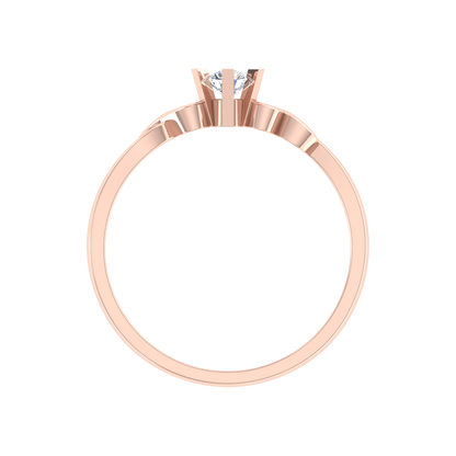 Entangled Gem Solitaire Ring - Six
