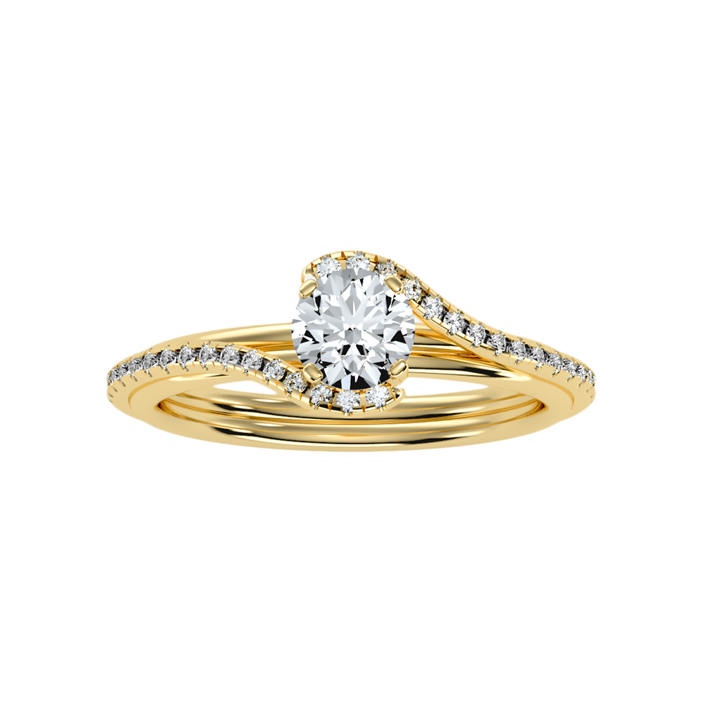 Enthusiasm Halo Ring In 925 Sterling Silver - Ten