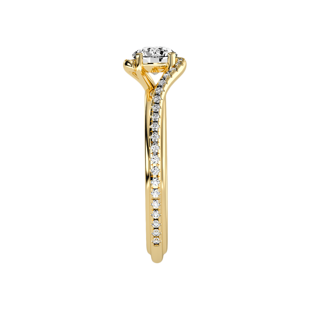 Enthusiasm Halo Ring In 925 Sterling Silver - Eleven