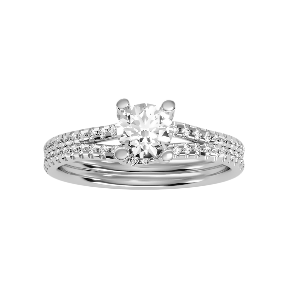 Enthusiastic Solitaire Ring In 925 Sterling Silver - Three