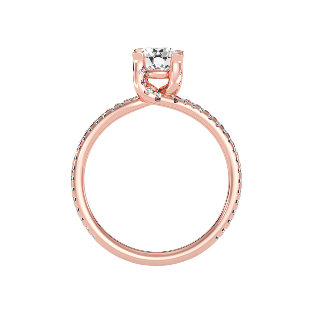 Enthusiastic Solitaire Ring In 925 Sterling Silver - Six