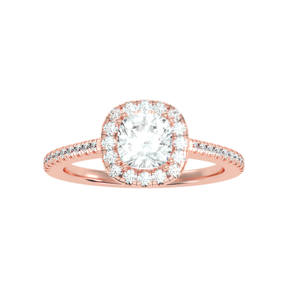 Enticing Solitaire Ring In 925 Sterling Silver - Eleven