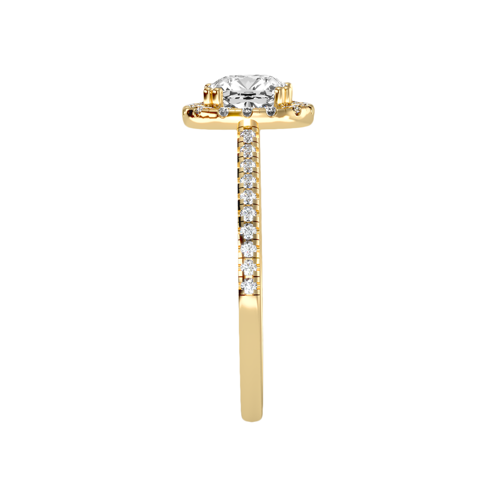 Enticing Solitaire Ring In 925 Sterling Silver - Four