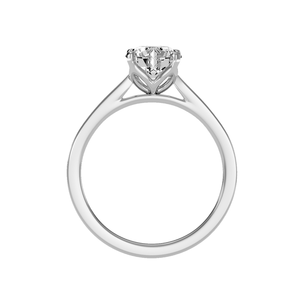 Epanoui Classic Solitaire Ring In 925 Sterling Silver - Three