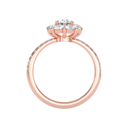 Epex Diamond Ring In 925 Sterling Silver - Four