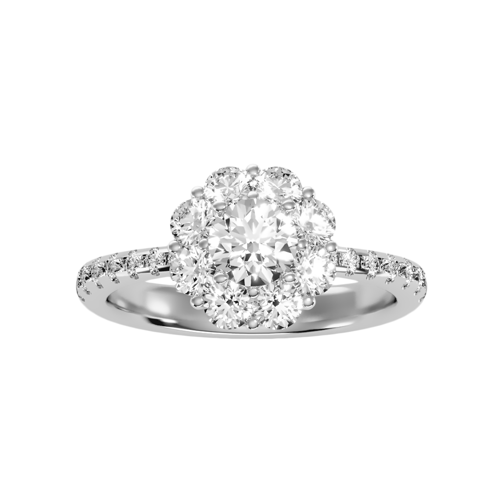 Epex Diamond Ring In 925 Sterling Silver - Six