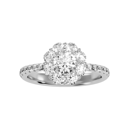 Epex Diamond Ring In 925 Sterling Silver - Six