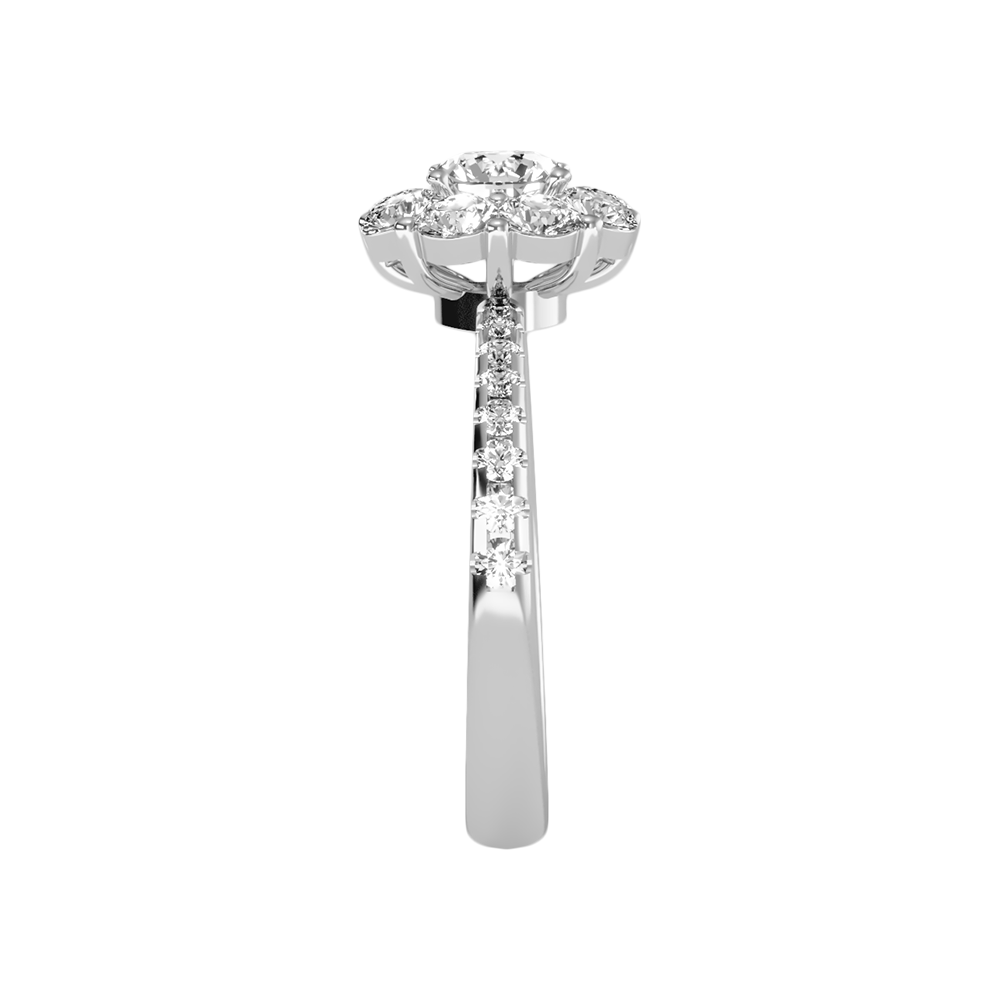 Epex Diamond Ring In 925 Sterling Silver - Seven