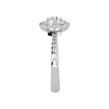 Epex Diamond Ring In 925 Sterling Silver - Seven